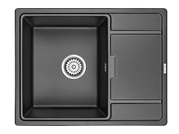 Кухонная мойка Paulmark FLUGEN 50-650 PM216550-BL 65х50 цвет черный